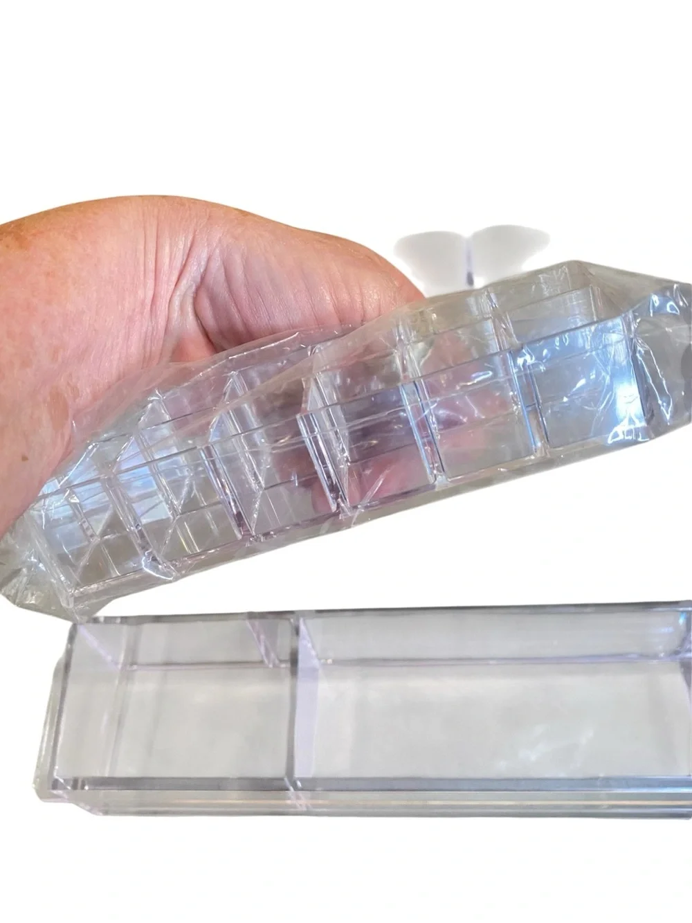 Clear Makup Try Drawer Organizer Multi-Compartment Cosmetic Vanity Organizer